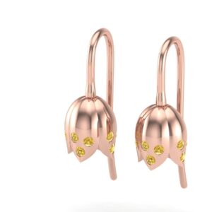 The Wild Charm Earrings - Mountain Fritillaria Lily