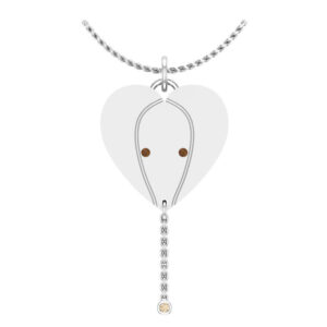 The Baby Elephant Charm (Brown eyes)